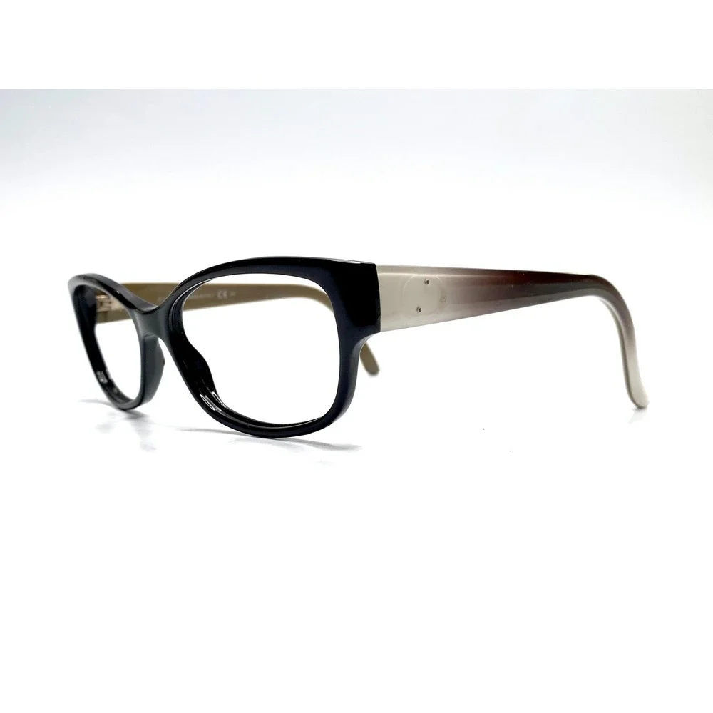 Gucci Black Gradient GG Logo Cat Eye Eyeglasses Italy GG 3569 L4E 52 12 135
